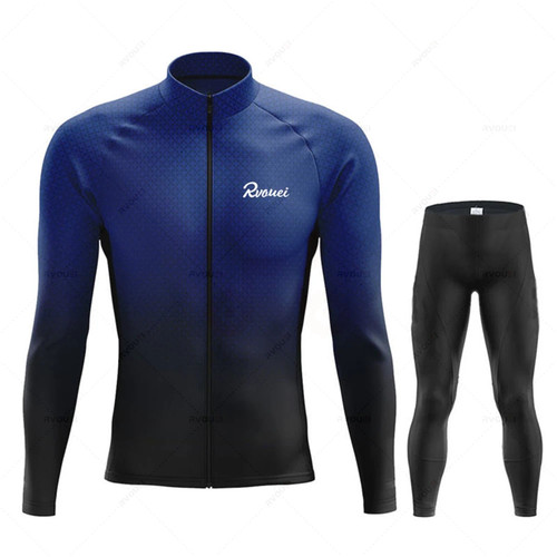 Rvouei set maglia bici autunno - set,