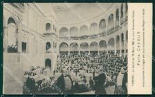 Torino Città Seduta Primo Parlamento Italiano Parla Cavour cartolina MZ8113