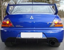 Fox Acciaio Scarico Sportivo Mitsubishi Lancer Evolution 7 E 8 2.0l 1x129mm