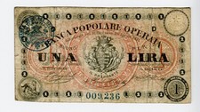 Banconota 1 Lira Banca