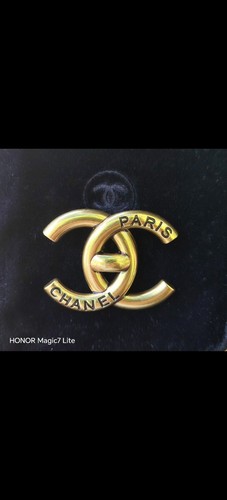 Broche chanel doré - broche,