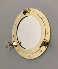 12 " Ottone Oblò Specchio –