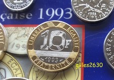 RARE FDC : 10 francs Génie 1993 frappe médaille neuve/scellée de coffret BU