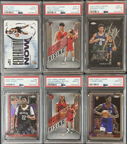 Lotto topps chrome psa - lotto,