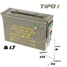 Cassetta portamunizioni ammo - cassetta,