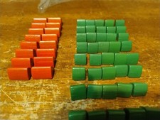 VINTAGE MONOPOLI LOTTO 40 CASE E 16 ALBERGHI 