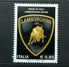 2007 FRANCOBOLLO  italia repubblica Lamborghini Miura MNH
