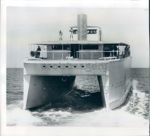 1954 stampa foto catamarano - stampa,
