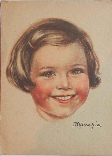 Mariapia franzoni cartolina - franzoni,