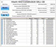 * Hitachi HARD DISK HDT721050SLA360 7200 RPM 500 GB 3.5"