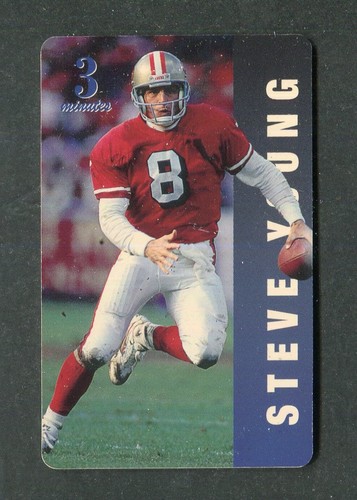Scheda telefonica steve young - scheda,