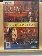 ROME TOTAL WAR GOLD EDITION SEGA GIOCO PC DVD BARBARIAN INVASION ITA