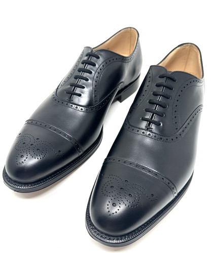Church black leather shoes - church's,