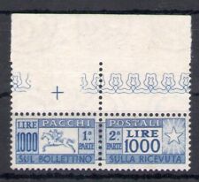 1954 Italia, Pacchi Postali Lire 1000, Cavallino n. 81, MNH**