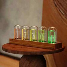 ClocTeck Nixie Tube Clock Walnut Wi-Fi