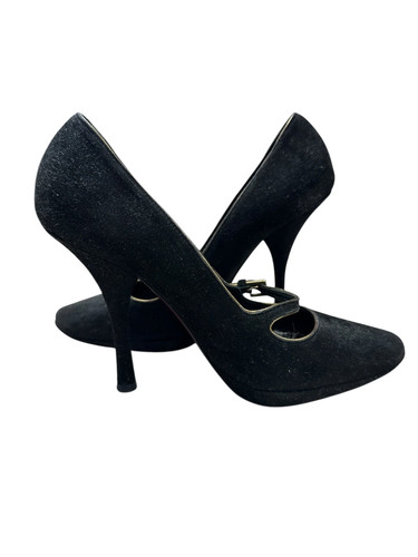 Louis vuitton suede - high, heel