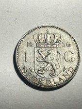 MONETA 1 GULDEN OLANDA 1956