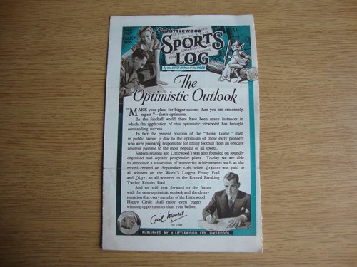 1938 the littlewood sports - littlewood, log