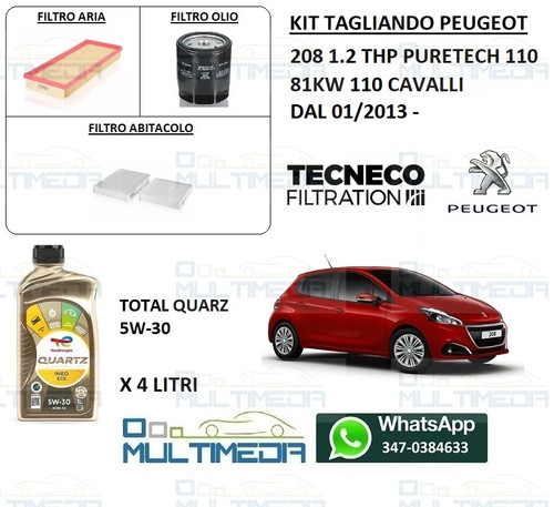 Tagliando filtri olio - e,