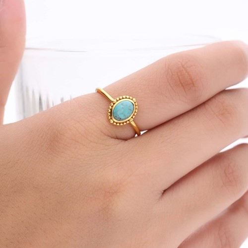 Anello turchese argento - anello,