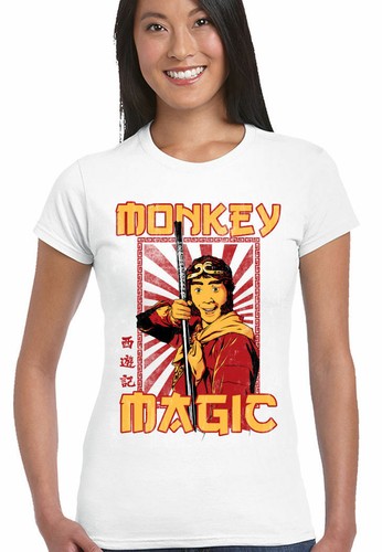 Donna rétro monkey - rétro, magic