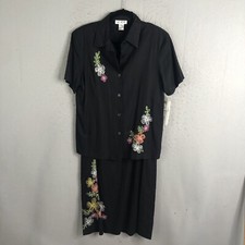 Vintage Midi Dress Womens Lage