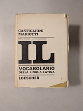 Vocabolario della lingua Latina Castiglione Mariotti 1975