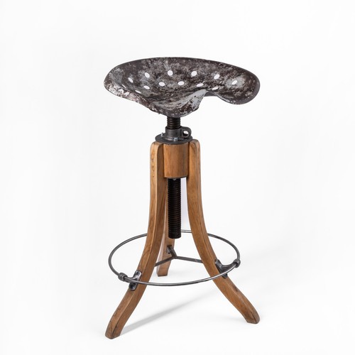 Sgabello vintage industrial - sgabello,