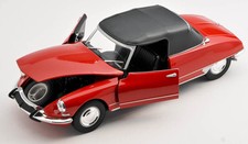 SPEDIZIONE LAMPO CITROEN DS19 Cabriolet rosso/red 1:24 Welly modellino auto NUOVO IMBALLO ORIGINALE