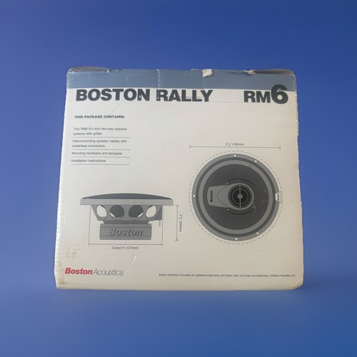 Boston acoustics rm6 rally - acoustics,