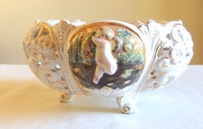Capodimonte Zuppiera Vintage dipinta a Mano