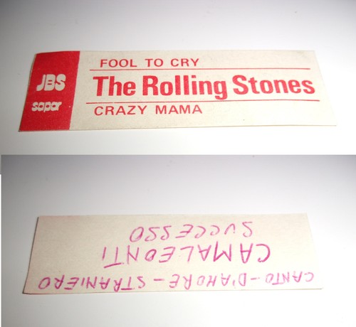 Sticker jukebox the rolling - sticker,