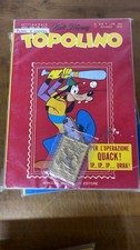 TOPOLINO N 916 CON FRANCOBOLLO Metallo QUACK Ottime Condizioni Bollino E Punti