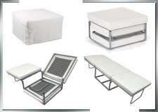 Pouf letto trasformabile - letto,