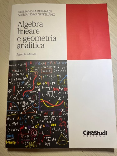 Algebra lineare geometria - algebra, e