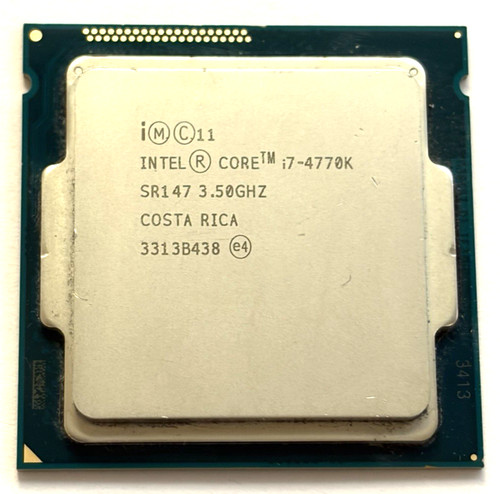Intel core 4770k - core, 3,5