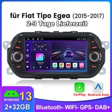 Autoradio per Fiat Tipo Egea 2015-2017 Android 14 GPS Navi WIFI BT FM RDS 2+32GB