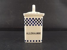 ANTICO BARATTOLO ART DECO CERAMICA CUCINA NORD EUROPA ALLEHAANDE SPEZIE MISTE