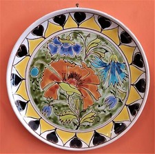 Piatto in ceramica smaltata