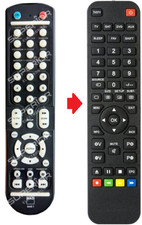 Telecomando nad dvd7 adatto - telecomando,