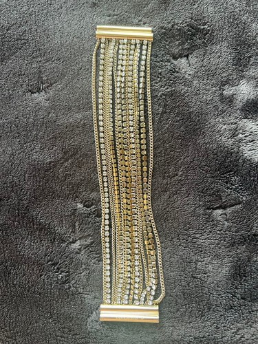 Swarovski gold bracelet 18cm - swarovski,