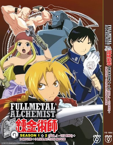 Anime dvd fullmetal alchemist - dvd,