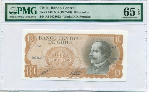 Banconota scudi cile - banconota, 10