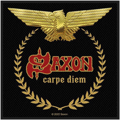 Saxon carpe diem aufnäher - -,