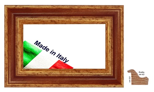 Cornice oro rosso legno - cornice,