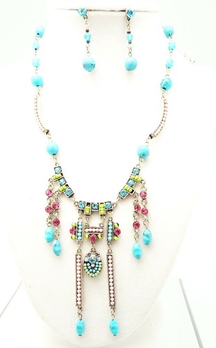 Set gioielli argento acrilico - gioielli,