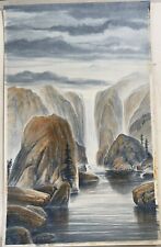 Stormy Clouds Over Mountain