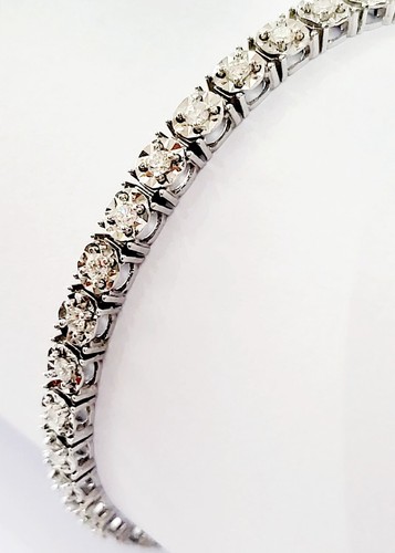 Bracciale tennis con diamanti