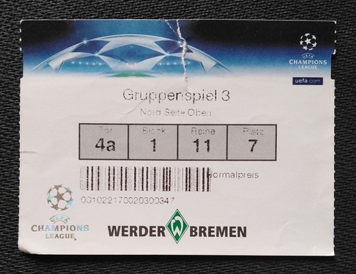Biglietto uefa champions - biglietto,