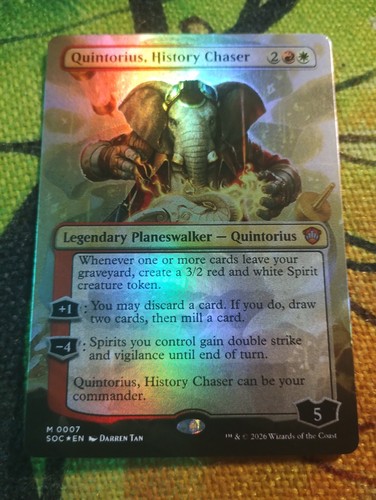 Borderless foil quintorius - foil,